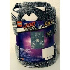 The Lego Movie 2 GLOW IN THE DARK Plush Throw